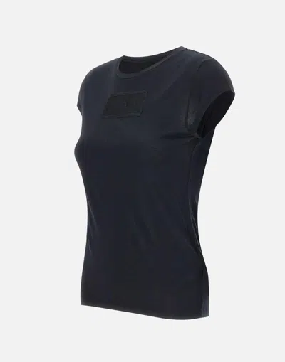 Elisabetta Franchi Crew Neck Embroidered Modal Shirt
