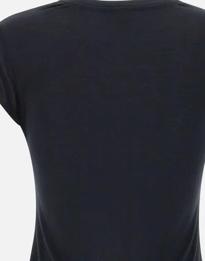 Elisabetta Franchi Crew Neck Embroidered Modal Shirt