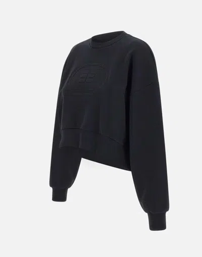 Elisabetta Franchi Cotton Sweatshirt With Logo