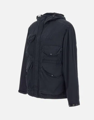 C.p. Company Streamlined Neutrals Outerwear Jacket In Black