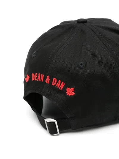 Dsquared2 Baseball Cap In Black