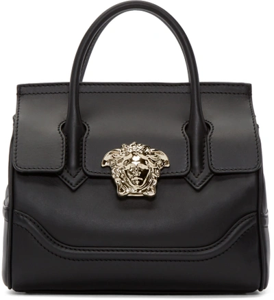 Shop Versace Black Medium Palazzo Bag