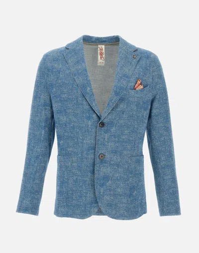 Bob Textured Button-up Blazer