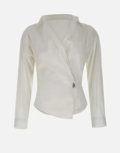 Diesel Stretch Cotton Poplin C Delphi Shirt In White