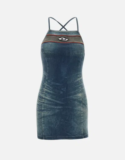 Diesel Fitted Mini Dress With Thin Straps