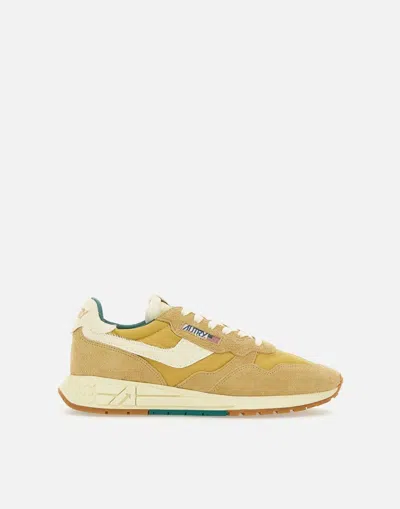 Autry Up 02 Reelwind Low-top Sneakers In Yellow