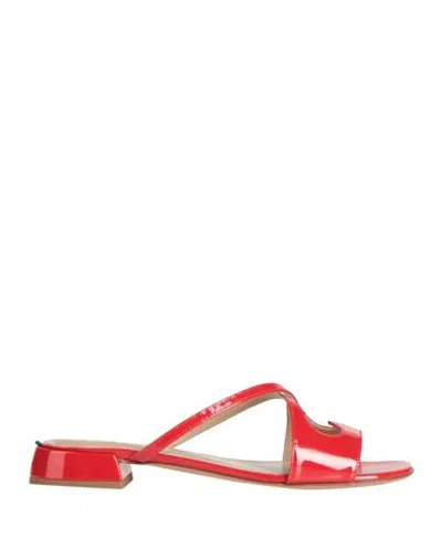 A.bocca A. Bocca Woman Sandals Red Size 6 Leather
