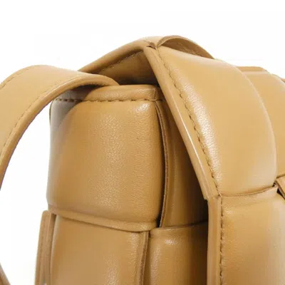 Pre-owned Bottega Veneta Brown Camel Leather Shoulder Bag ()