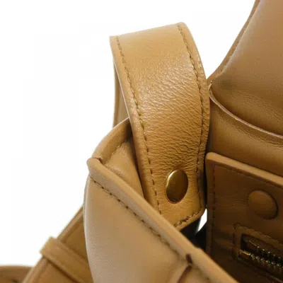 Pre-owned Bottega Veneta Brown Camel Leather Shoulder Bag ()
