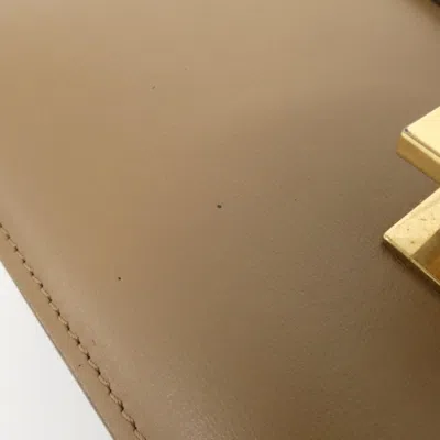 Pre-owned Celine Light Camel Leather Shoulder Bag ()