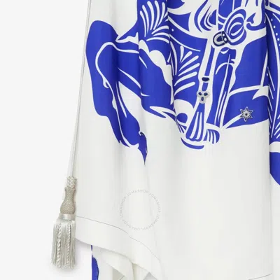 Burberry Ekd Print Viscose Flag Dress