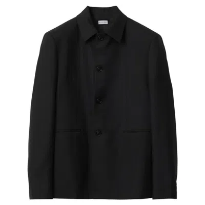 Burberry Button-down Wool Tailored Jacket