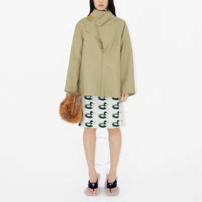 Burberry Puttee Collar Leather Jacket