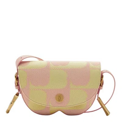 Burberry Embroidered B Design Chess Satchel