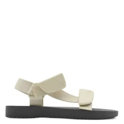 Burberry Trek Equestrian Knight Sandals In Neutral
