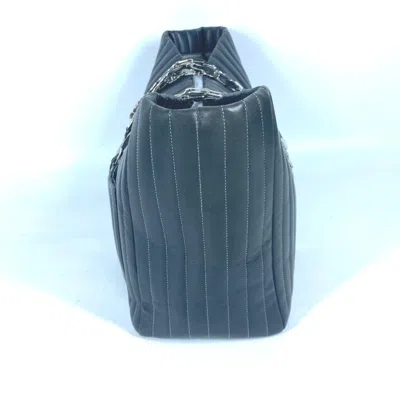 Pre-owned Chanel Black Leather Shoulder Bag Tote Bag ()