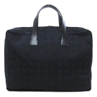 Pre-owned Chanel Black New Travel Line Tote Bag ()