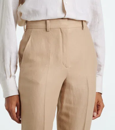 Loro Piana Neo Derk Pants In Neutral