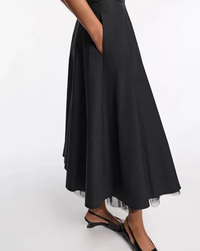Dorothee Schumacher Lightweight Cotton Skirt With Tulle Underskirt