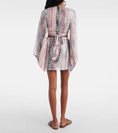 Missoni Zigzag Cropped Blouse In Multi