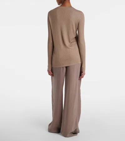 The Row Top Keya In Misto Viscosa Cappuccino Donna