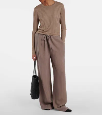 The Row Top Keya In Misto Viscosa Cappuccino Donna