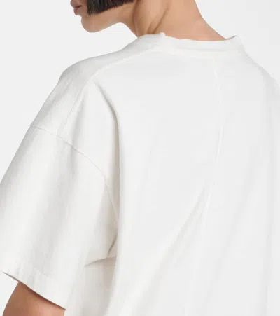The Row Isha Oversize Cotton Jersey T-shirt In White