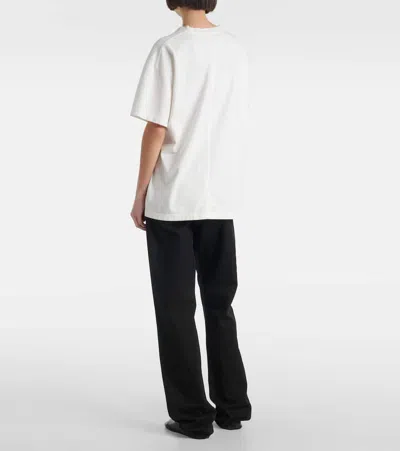 The Row Isha Oversize Cotton Jersey T-shirt In White