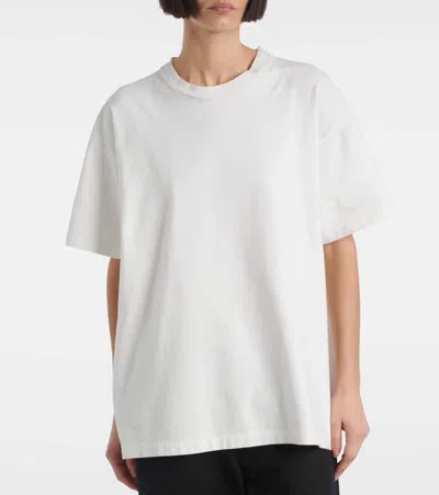 The Row Isha Oversize Cotton Jersey T-shirt In White