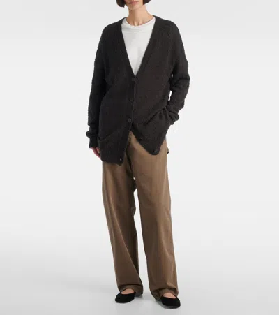 The Row Sharka Cotton Gabardine Wide-leg Pants In Brown