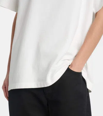 The Row Isha Oversize Cotton Jersey T-shirt In White