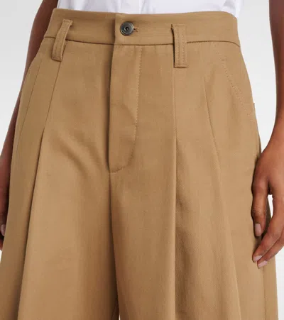Brunello Cucinelli Trousers With Front Pleats And Wide Leg