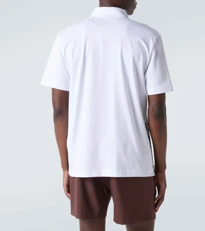 Missoni Short Sleeve Polo With Geometric Zigzag Pattern In Multi