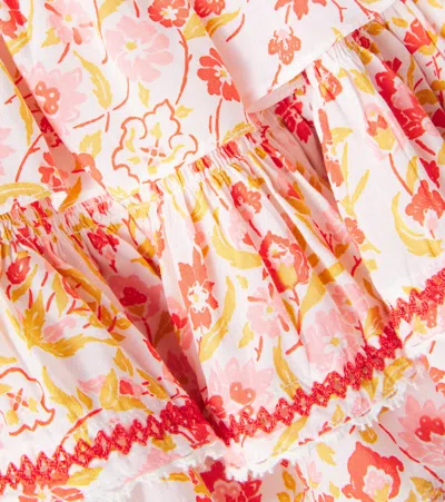 Poupette St Barth Ariane Floral Tiered Skirt