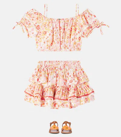 Poupette St Barth Ariane Floral Tiered Skirt