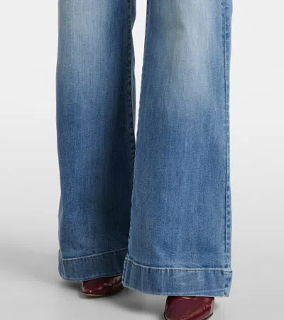 7 For All Mankind Modern Dojo Soho Flared Jeans In Blue