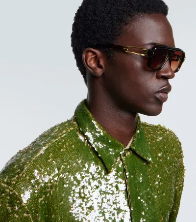 Jacques Marie Mage Fugue Aviator Sunglasses