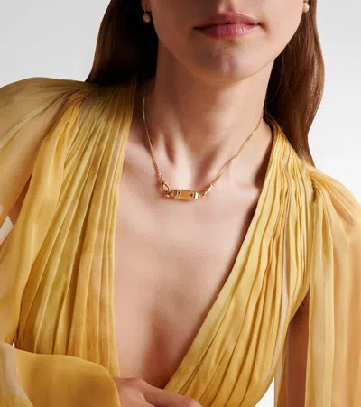 Marie Lichtenberg Love Baby Locket 18kt Yellow And White Gold Pendant Necklace With Diamond