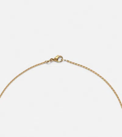 Marie Lichtenberg Caur Percé 18kt Yellow And White Gold Necklace With Diamonds