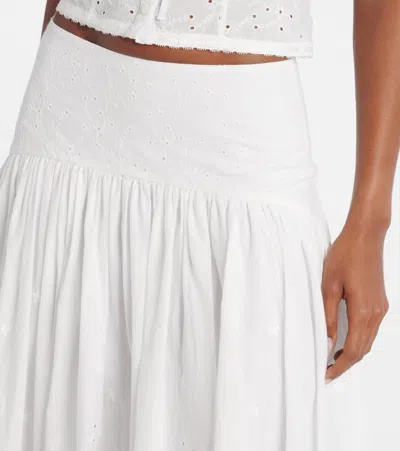Staud Women's Procida Skirt In White