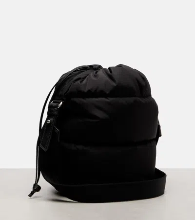 Moncler Caradoc Fabric Bucket Bag With Adjustable Strap