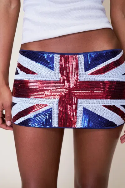 Danielle Guizio Ny London Town Mini Skirt