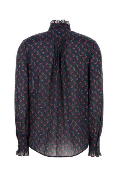 Valentino Garavani Women Printed Cotton Shirt