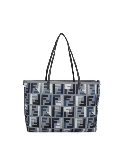 Fendi Roll Large Tote-bag In Blue