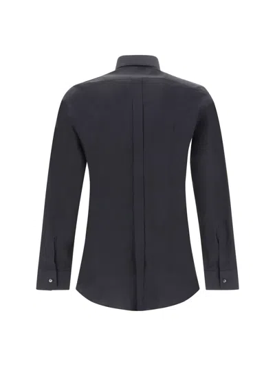 Dolce & Gabbana Black Stretch Poplin Shirt