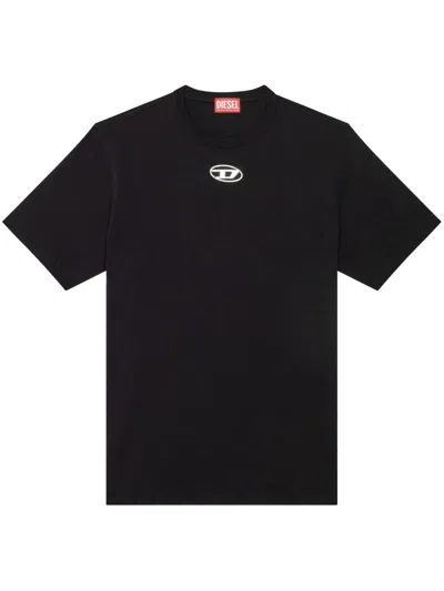 Diesel S-cooling Biologic Cotton Sweatshirt With Metal Oval-d Logo