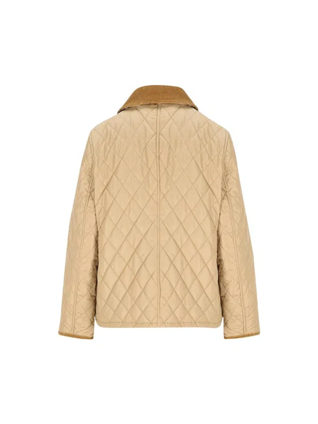 ジャケット BURBERRY Dorset padded nylon jacket FLAX/SAND IP CHECK Burberry Neutral Jackets In Flax/sand Ip Check | ModeSens