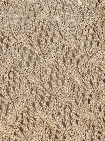 Max Mara 1 Pilade Crewneck Cable Knit Sweater