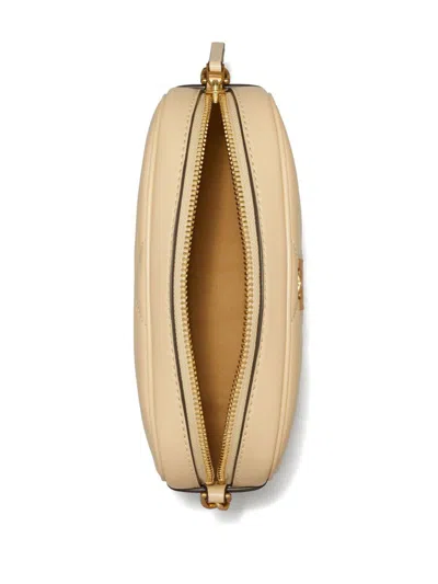 Tory Burch Kira Diamond-quilted Leather Crossbody Bag In Vanilla Soft Serve