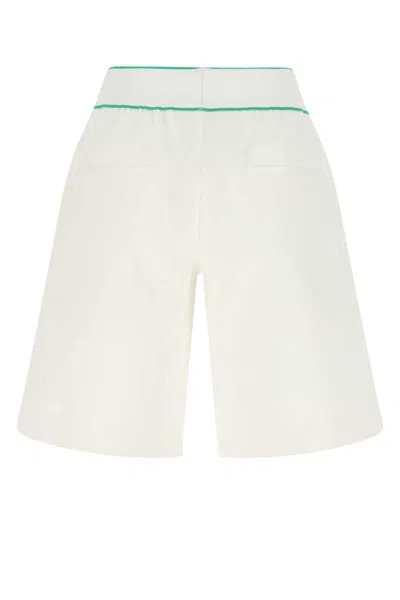 Bottega Veneta White Shorts